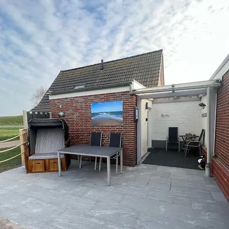 別荘 Mia, Urlaub Mit Hund, Eingezaeunter Garten, Friedrichskoog-spitze *