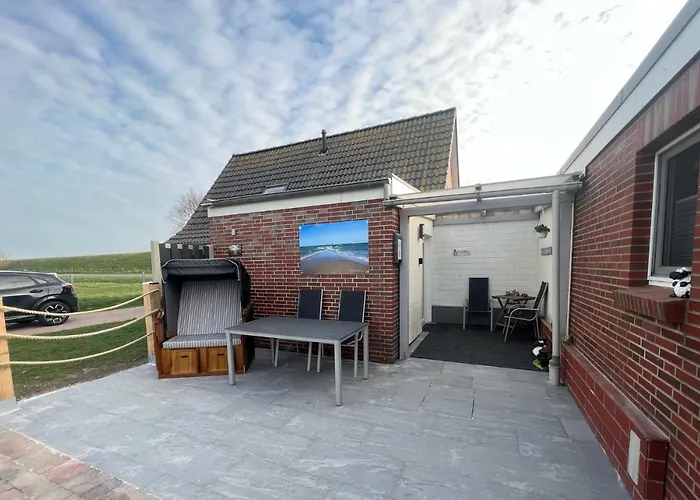 Σπίτι διακοπών Mia, Urlaub Mit Hund, Eingezaeunter Garten, Friedrichskoog-spitze *